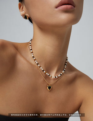 Black Agate Earrings