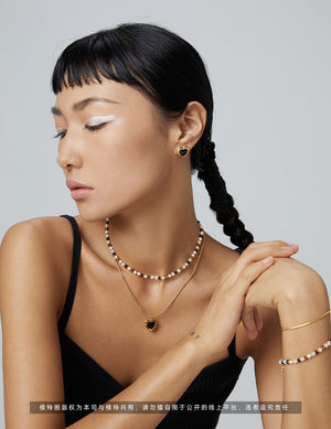 Black Agate Earrings