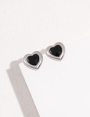 Black Agate Earrings