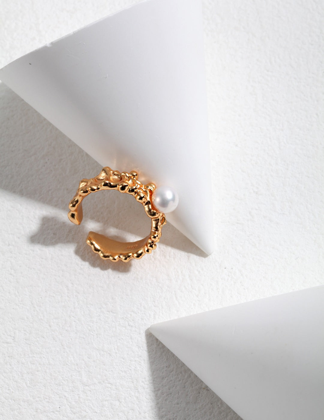 Molten Pearl Ring