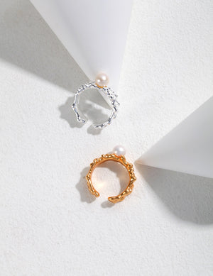 Molten Pearl Ring
