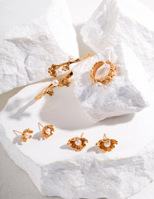 Molten Pearl Ring