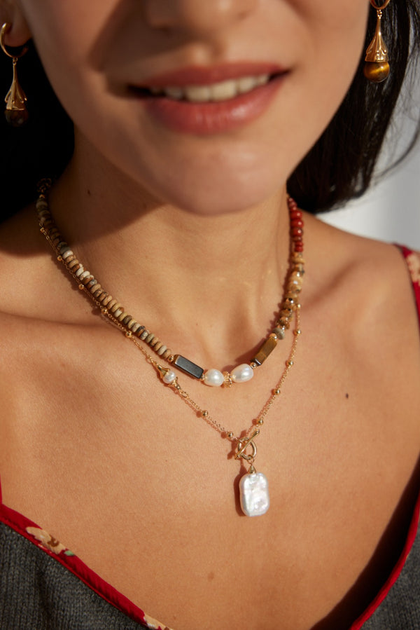 Baroque Pearl Pendant Necklace