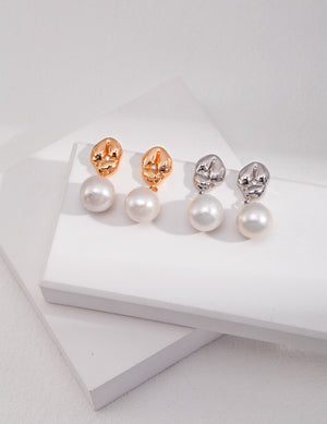 Baroque Pearl Drop Earrings