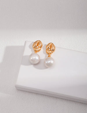 Baroque Pearl Drop Earrings