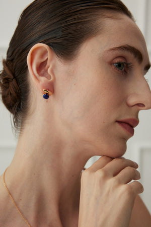 Gemstone Stud Earrings