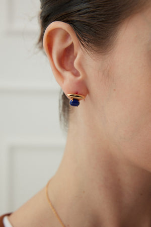 Gemstone Stud Earrings