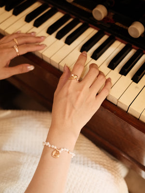 Pearl & Zircon Ring