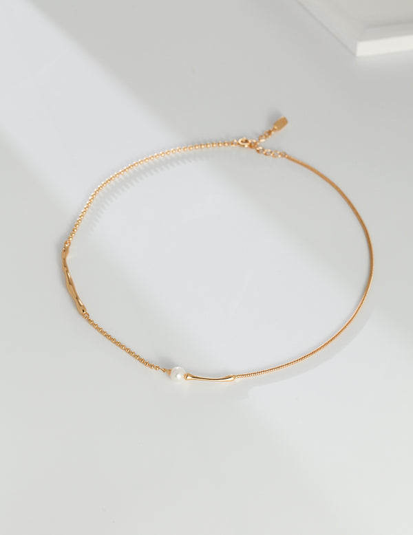 Single Pearl Necklace