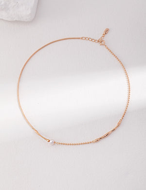 Single Pearl Necklace