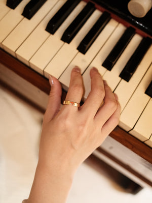 Garnet Band Ring