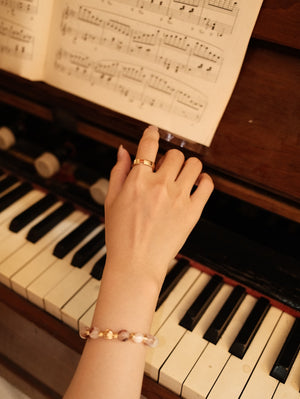 Garnet Band Ring
