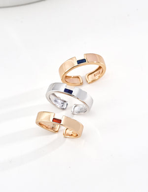 Garnet Band Ring
